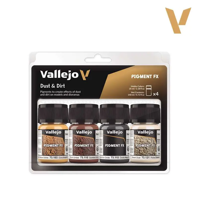 Vallejo Pigments 73190 Dust Dirt Set - Figurine